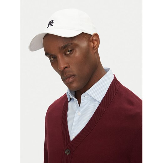 Czapka z daszkiem Tommy Hilfiger Imd Color 6 Panel AM0AM13542 Biały ze sklepu eobuwie.pl w kategorii Czapki z daszkiem męskie - zdjęcie 182056683