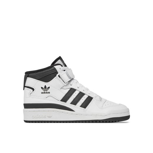Sneakersy adidas Forum Mid J FZ2083 Biały ze sklepu eobuwie.pl w kategorii Buty sportowe dziecięce - zdjęcie 182056743