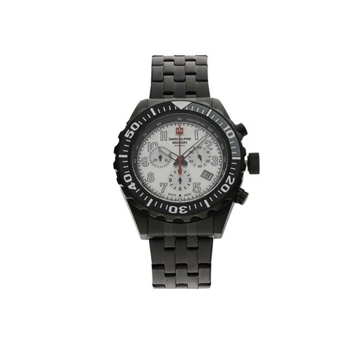 Zegarek Swiss Alpine Military 7076.9172 Czarny ze sklepu eobuwie.pl w kategorii Zegarki - zdjęcie 182056770