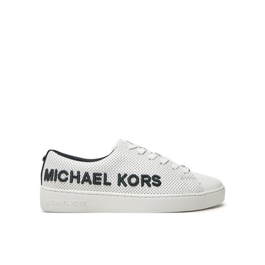 Sneakersy MICHAEL Michael Kors Keaton Lace Up 43R5KEFS1L Biały ze sklepu eobuwie.pl w kategorii Buty sportowe damskie - zdjęcie 182056911