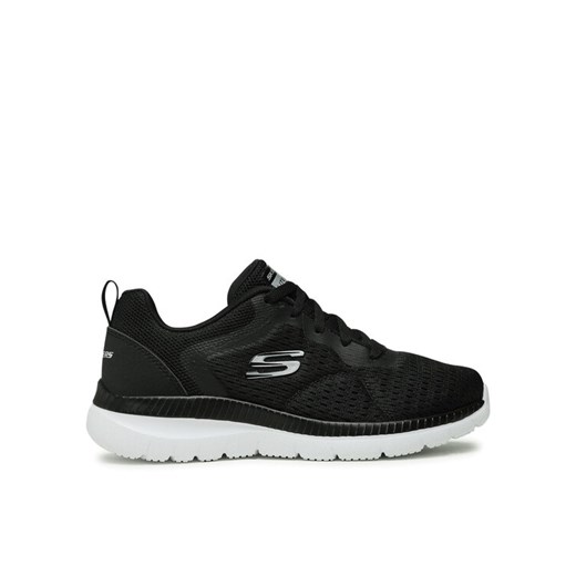 Sneakersy Skechers Quick Path 12607/BKW Czarny ze sklepu eobuwie.pl w kategorii Buty sportowe damskie - zdjęcie 182056912