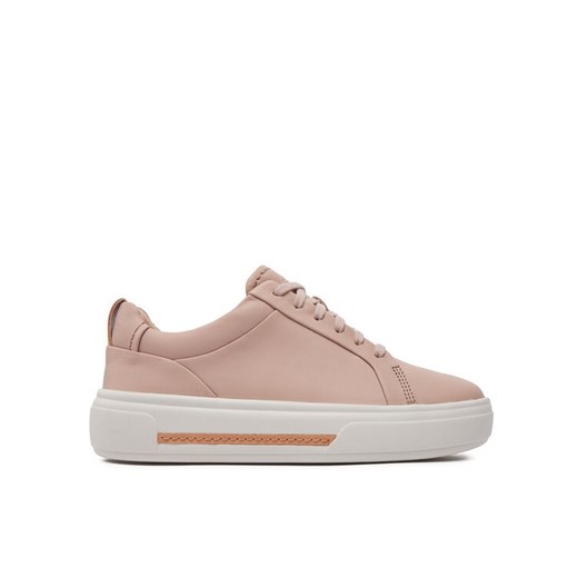Sneakersy Clarks Hollyhock Walk 26176309 Różowy ze sklepu eobuwie.pl w kategorii Trampki damskie - zdjęcie 182056943