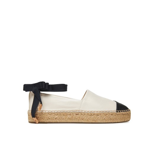 Espadryle Tory Burch 164724 Beżowy ze sklepu eobuwie.pl w kategorii Espadryle damskie - zdjęcie 182057021