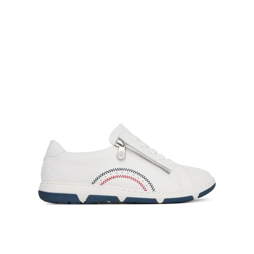 Sneakersy Rieker 42424-80 Biały ze sklepu eobuwie.pl w kategorii Buty sportowe damskie - zdjęcie 182057033