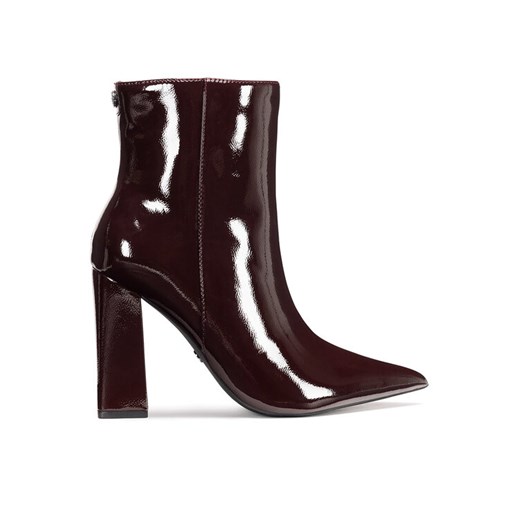 Botki Nine West WFA2829-1 Bordowy ze sklepu eobuwie.pl w kategorii Botki - zdjęcie 182057153