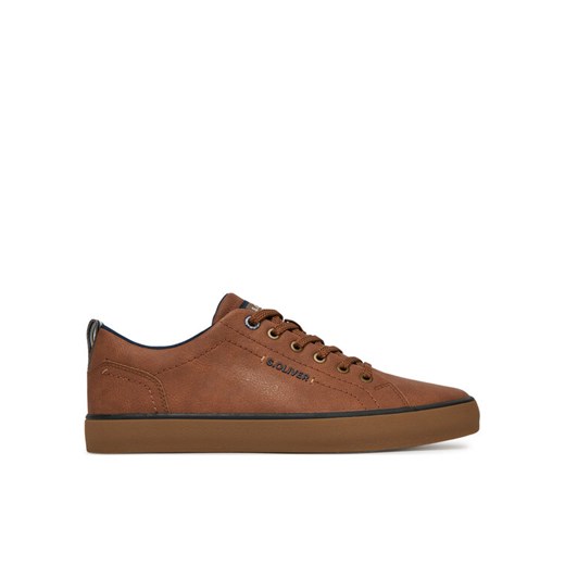 Sneakersy s.Oliver 5-13606-44 Brązowy ze sklepu eobuwie.pl w kategorii Buty sportowe męskie - zdjęcie 182057272