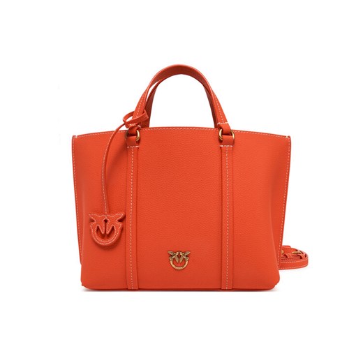Torebka PINKO Carrie Shopper Classic AI 24-25 PLTT 102833 Czerwony ze sklepu eobuwie.pl w kategorii Torebki damskie - zdjęcie 182057282