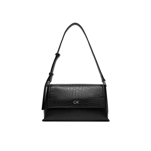 Torebka Calvin Klein Ck Daily Shoulder Bag_Croco K60K612142 Czarny Calvin Klein 00 eobuwie.pl