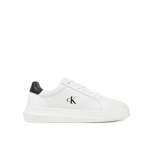 Sneakersy Calvin Klein Jeans Chunky Cupsole Lth Mg Tc YM0YM01198 Biały ze sklepu eobuwie.pl w kategorii Buty sportowe męskie - zdjęcie 182057450