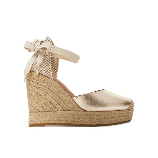 Espadryle Genuins Darya G105916 Złoty ze sklepu eobuwie.pl w kategorii Espadryle damskie - zdjęcie 182057460