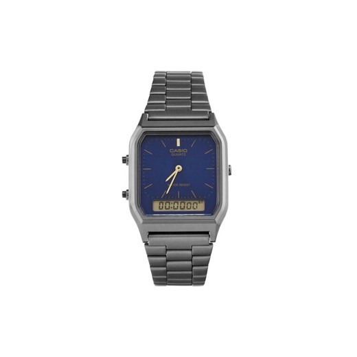 Zegarek Casio Vintage AQ-230EGG-2AEF Szary ze sklepu eobuwie.pl w kategorii Zegarki - zdjęcie 182057534