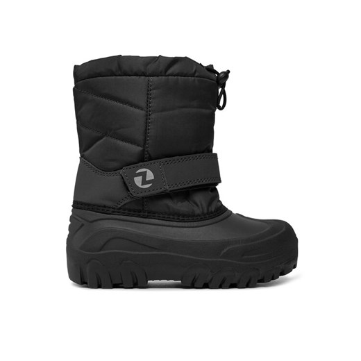 Śniegowce ZigZag Wanoha Kids Snowboot Z234186 Czarny ze sklepu eobuwie.pl w kategorii Buty zimowe dziecięce - zdjęcie 182057544