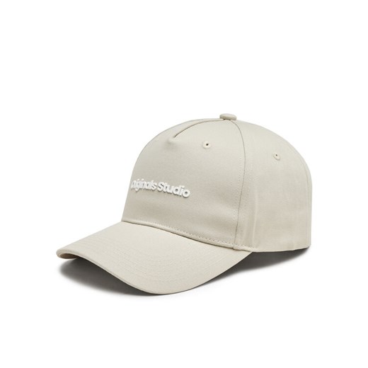 Czapka z daszkiem Jack&Jones Vesterbro 12253600 Beżowy ze sklepu eobuwie.pl w kategorii Czapki z daszkiem męskie - zdjęcie 182057553