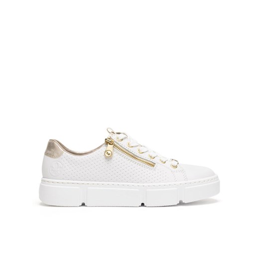 Sneakersy Rieker N5932-80 Biały ze sklepu eobuwie.pl w kategorii Buty sportowe damskie - zdjęcie 182057722