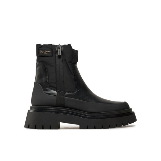 Botki Pepe Jeans PLS50528 Czarny ze sklepu eobuwie.pl w kategorii Botki - zdjęcie 182057791
