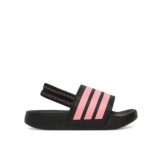 Sandały adidas adilette Estrap JR5325 Czarny ze sklepu eobuwie.pl w kategorii Sandały dziecięce - zdjęcie 182057923