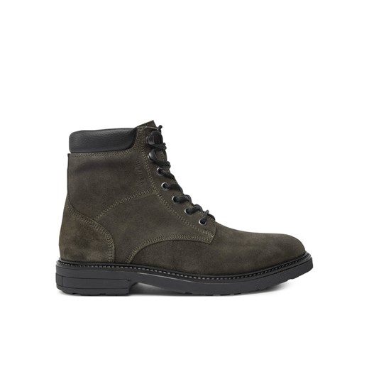 Kozaki Tommy Hilfiger Outdoor Suede FM0FM05193 Zielony ze sklepu eobuwie.pl w kategorii Buty zimowe męskie - zdjęcie 182058012