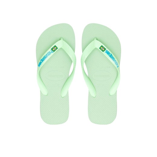 Japonki Havaianas 4110850.6617 Zielony ze sklepu eobuwie.pl w kategorii Klapki damskie - zdjęcie 182058021