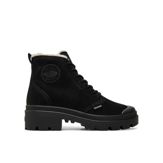 Trapery Palladium 98867-008-M Czarny ze sklepu eobuwie.pl w kategorii Workery damskie - zdjęcie 182058043