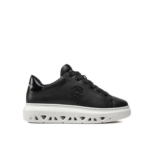 Sneakersy KARL LAGERFELD KL64530N Czarny ze sklepu eobuwie.pl w kategorii Buty sportowe damskie - zdjęcie 182058074