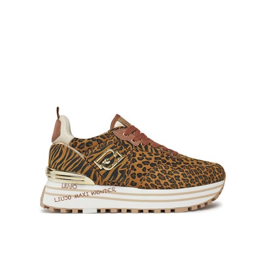 Sneakersy Liu Jo Maxi Wonder 01 BA4047 PX195 Brązowy ze sklepu eobuwie.pl w kategorii Buty sportowe damskie - zdjęcie 182058112