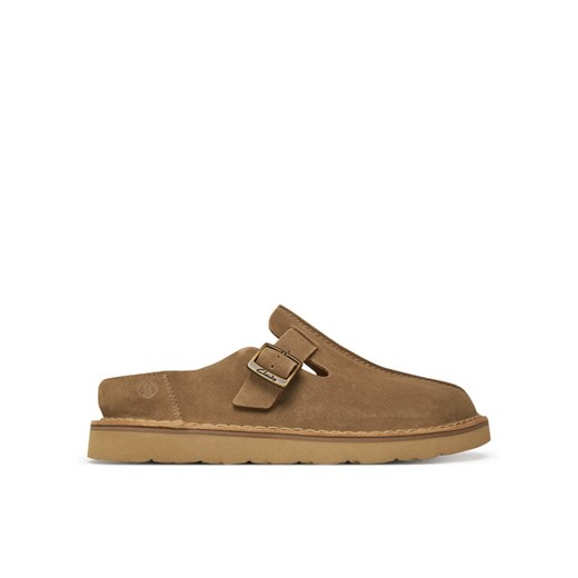 Klapki Clarks Solsbury  26180882 Brązowy ze sklepu eobuwie.pl w kategorii Klapki męskie - zdjęcie 182058253