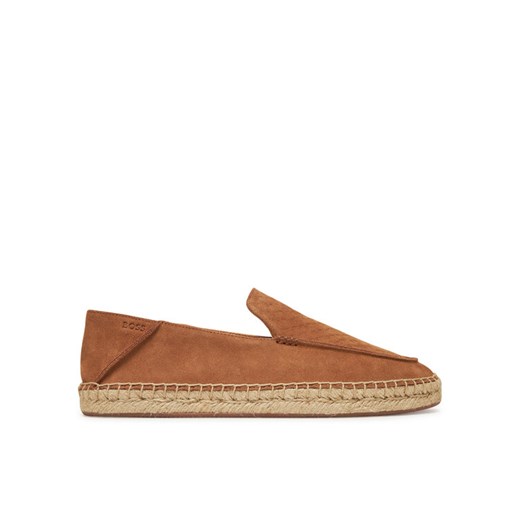 Espadryle BOSS Madeira Slon 50541781 Brązowy ze sklepu eobuwie.pl w kategorii Espadryle męskie - zdjęcie 182058343