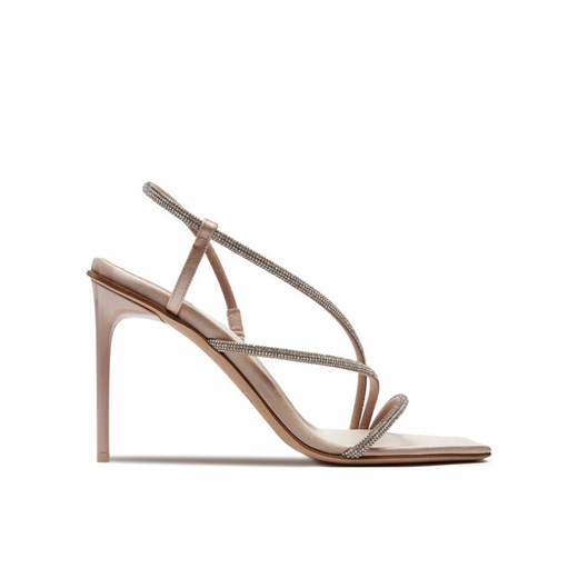 Sandały Max Mara Stark 2424526371600 Różowy ze sklepu eobuwie.pl w kategorii Sandały damskie - zdjęcie 182058504
