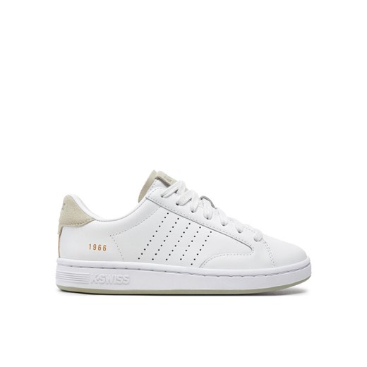 Sneakersy K-Swiss Lozan Klub Lth 97263-907-M Biały ze sklepu eobuwie.pl w kategorii Buty sportowe damskie - zdjęcie 182058532