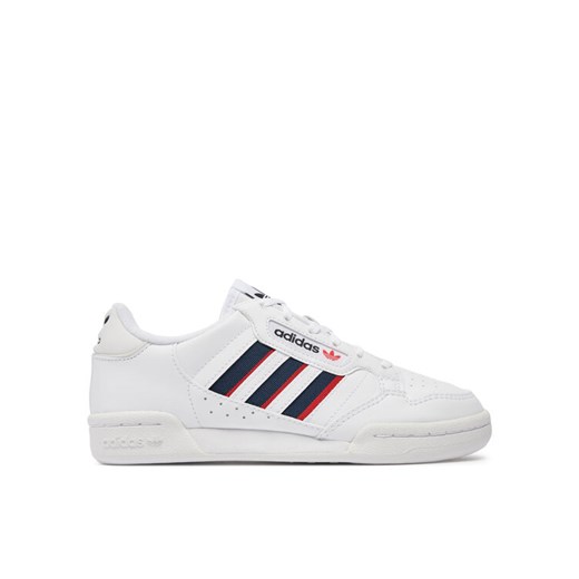 Sneakersy adidas Continental 80 Stripes J FX6088 Biały ze sklepu eobuwie.pl w kategorii Buty sportowe dziecięce - zdjęcie 182058593