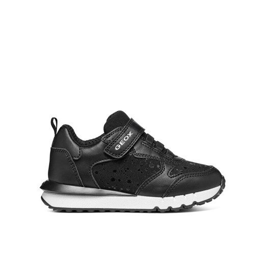 Sneakersy Geox J Fastics Girl J46GZB 0BCBL C9999 D Czarny ze sklepu eobuwie.pl w kategorii Buty sportowe dziecięce - zdjęcie 182058623