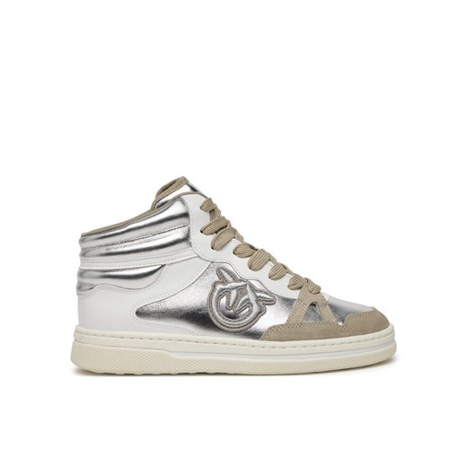 Sneakersy PINKO Mandy 02 SS0051 P040 Srebrny ze sklepu eobuwie.pl w kategorii Buty sportowe damskie - zdjęcie 182058663