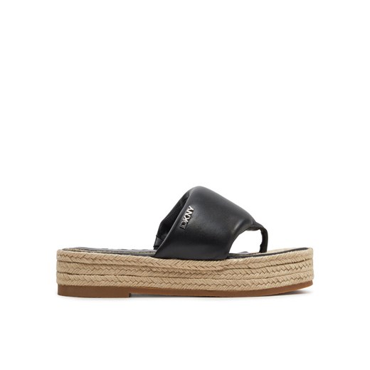 Espadryle DKNY Fifi K1405997 Czarny ze sklepu eobuwie.pl w kategorii Klapki damskie - zdjęcie 182058692