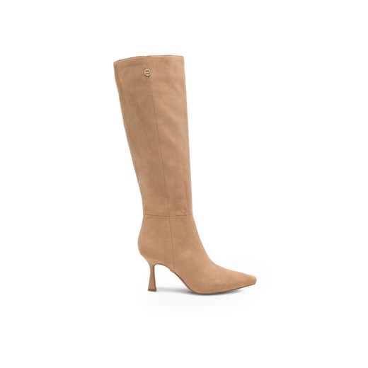 Kozaki Nine West MAIDA ZL23003-2CC Beżowy ze sklepu eobuwie.pl w kategorii Kozaki damskie - zdjęcie 182058743