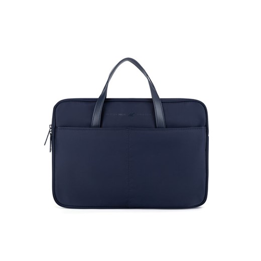 Torba na laptopa Beverly Hills Polo Club BHPC-K-027-06 Granatowy ze sklepu eobuwie.pl w kategorii Torby na laptopa - zdjęcie 182058791