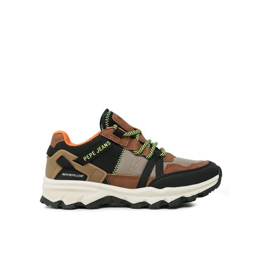 Sneakersy Pepe Jeans PBS30531 Brązowy ze sklepu eobuwie.pl w kategorii Buty sportowe dziecięce - zdjęcie 182058804