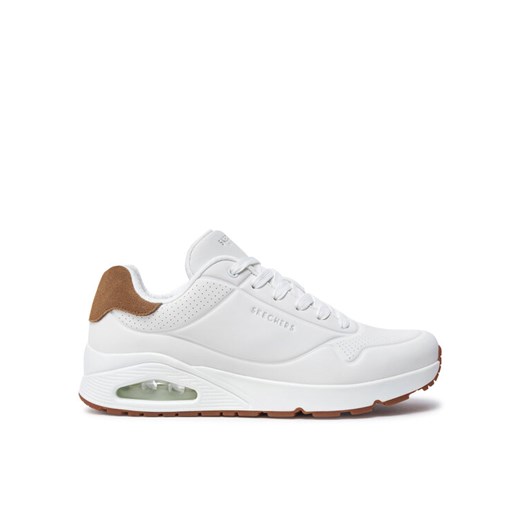 Sneakersy Skechers Uno - Suited On Air 183004 Biały ze sklepu eobuwie.pl w kategorii Buty sportowe męskie - zdjęcie 182058910