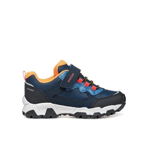 Trekkingi Geox J Magnetar B Abx J553ZA 0FU50 C0700 D Granatowy ze sklepu eobuwie.pl w kategorii Buty trekkingowe dziecięce - zdjęcie 182058914
