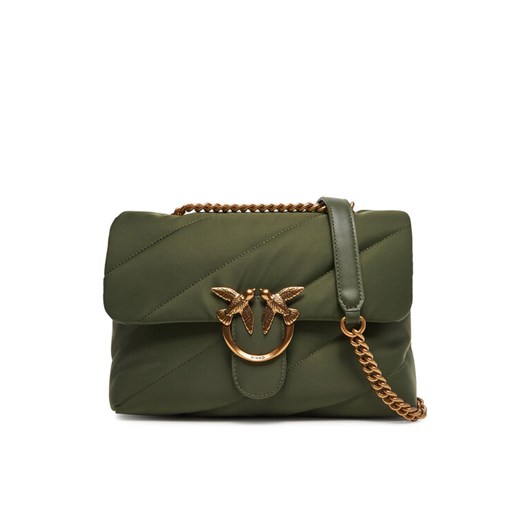 Torebka PINKO Love Puff Classic Cl PE 25 PLTT 100038 A05F Zielony ze sklepu eobuwie.pl w kategorii Kopertówki - zdjęcie 182059014