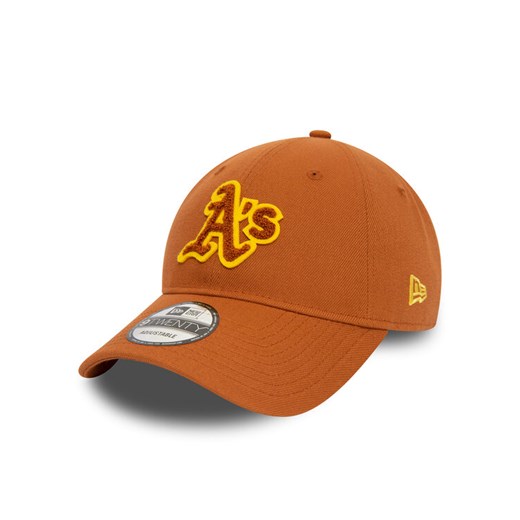 Czapka z daszkiem New Era Boucle 920 Athletics 60435078 Brązowy ze sklepu eobuwie.pl w kategorii Czapki z daszkiem męskie - zdjęcie 182059283