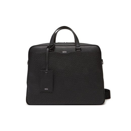 Torba na laptopa BOSS 50542235 Czarny ze sklepu eobuwie.pl w kategorii Torby na laptopa - zdjęcie 182059293