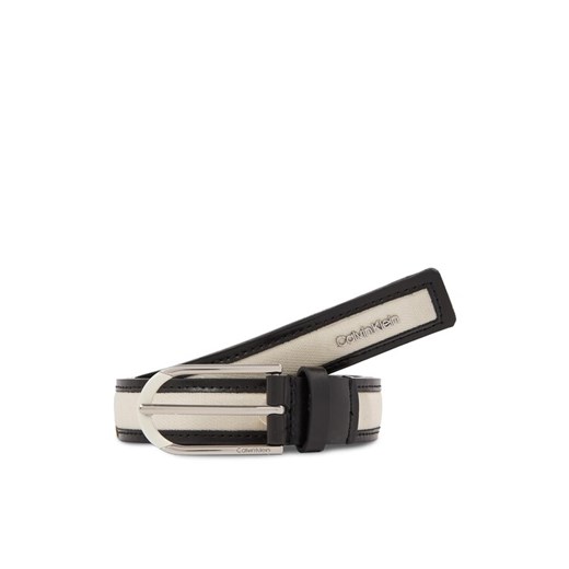 Pasek Damski Calvin Klein Summer Story Canvas 2.5 Belt K60K611996 Szary ze sklepu eobuwie.pl w kategorii Paski damskie - zdjęcie 182059350