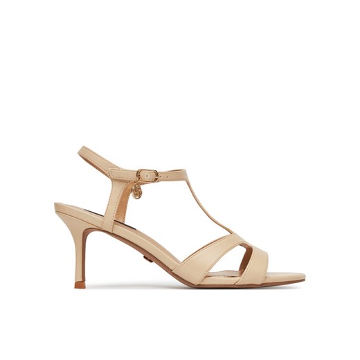 Sandały Nine West 22154A Beżowy ze sklepu eobuwie.pl w kategorii Sandały damskie - zdjęcie 182059402