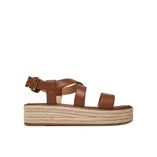 Espadryle MICHAEL Michael Kors Lynn 40S5LYFS1L Brązowy ze sklepu eobuwie.pl w kategorii Espadryle damskie - zdjęcie 182059444