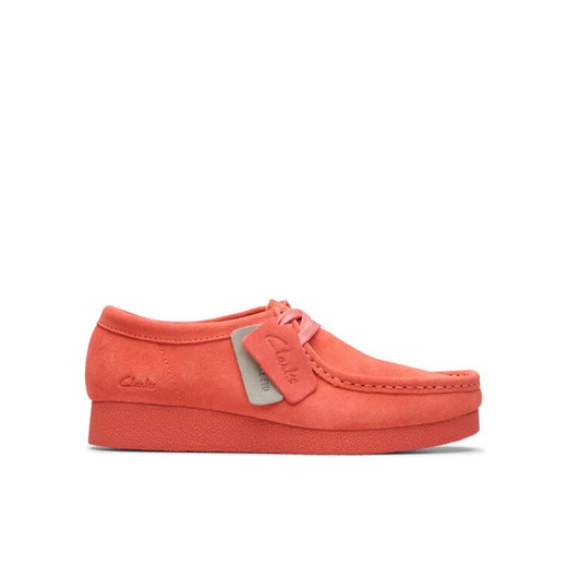 Półbuty Clarks WallabeeEVOSh 26181403 Koralowy ze sklepu eobuwie.pl w kategorii Półbuty damskie - zdjęcie 182059452