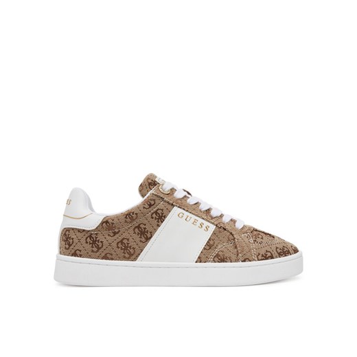 Sneakersy Guess FLJRO5 FAL12 Brązowy ze sklepu eobuwie.pl w kategorii Buty sportowe damskie - zdjęcie 182059480