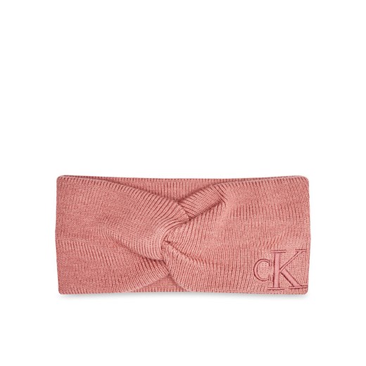 Opaska materiałowa Calvin Klein Monogram Embro K60K612658 Różowy ze sklepu eobuwie.pl w kategorii Opaski do włosów - zdjęcie 182059591