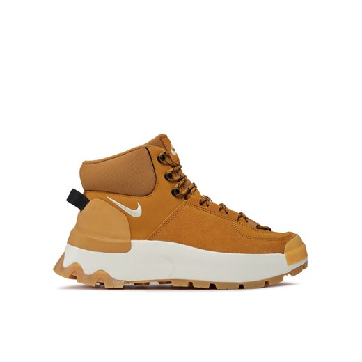 Sneakersy Nike City Classic Boot DQ5601 710 Brązowy ze sklepu eobuwie.pl w kategorii Buty sportowe damskie - zdjęcie 182059604
