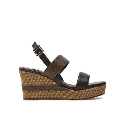 Sandały U.S. Polo Assn. Alyssa019 Print Brązowy ze sklepu eobuwie.pl w kategorii Sandały damskie - zdjęcie 182059632