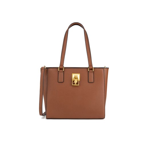 Torebka U.S. Polo Assn. BIUXT8485WVP Brązowy ze sklepu eobuwie.pl w kategorii Torby Shopper bag - zdjęcie 182059693